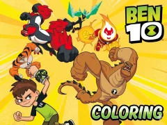 Игра Ben 10 Coloring онлайн