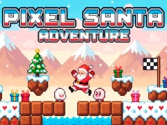 Игра Pixel Santa Adventure онлайн