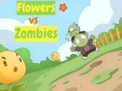 Игра Flowers vs Zombies онлайн
