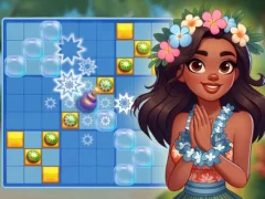 Игра Block Puzzle Tropical Story онлайн