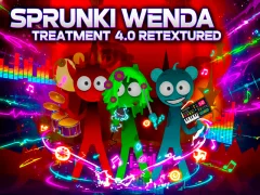 Игра Sprunki Wenda Treatment 4 Retextured онлайн
