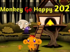 Игра Monkey Go Happy Stage 202 онлайн