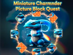 Игра Miniature Charmander Picture Block Quest онлайн