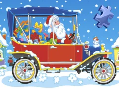 Игра Christmas Cars Jigsaw онлайн