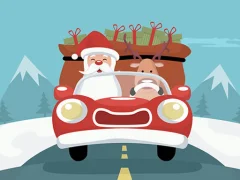 Игра Santa Giving Presents Jigsaw онлайн