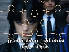 Игра Wednesday Addams Jigsaw Puzzle онлайн