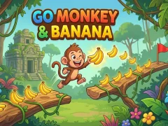 Игра Go monkey & Banana онлайн