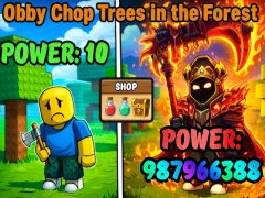 Игра Obby Chop Trees in the Forest онлайн