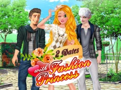 Игра 2 Dates with Fashion Princess онлайн