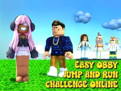 Игра Easy Obby Jump and Run Challenge Online онлайн