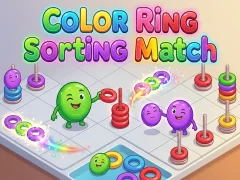 Игра Color Ring Sorting Match онлайн