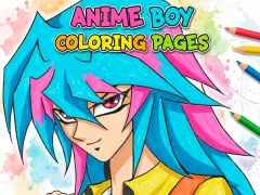 Игра Anime Boy Coloring Pages онлайн
