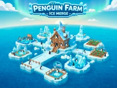 Игра Penguin Farm - Ice Merge онлайн