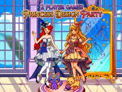 Игра 2 Player Games Princess Design Party онлайн