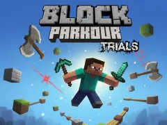 Игра Block Parkour Trials онлайн