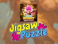 Игра Anime Monkey Jigsaw Puzzles онлайн