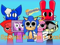 Игра Sprunki Deluxe + Ocs! онлайн