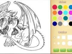Игра Dragon Chimera Coloring Book онлайн