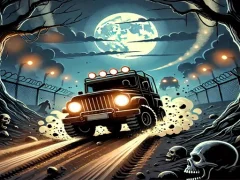 Игра Racing Car Destroying Zombie онлайн
