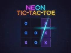 Игра Neon Tic-Tac-Toe онлайн