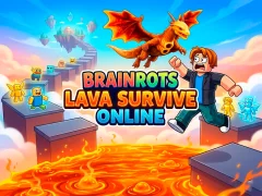 Игра Brainrots Lava Survive Online онлайн
