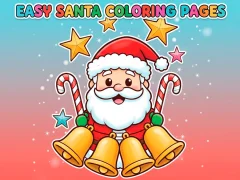 Игра Easy Santa Coloring Pages онлайн
