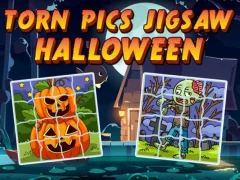 Игра Torn Pics Jigsaw Halloween онлайн