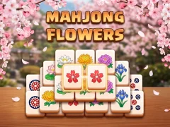 Игра Mahjong Flowers онлайн