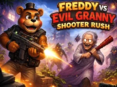 Игра Freddy vs Evil Granny Shooter Rush онлайн