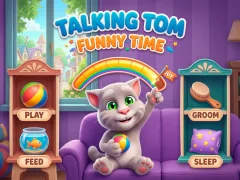 Игра Talking Tom Funny Time онлайн