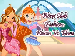 Игра Winx Club Fashion: Bloom vs Flora онлайн
