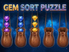 Игра Gem Sort Puzzle онлайн