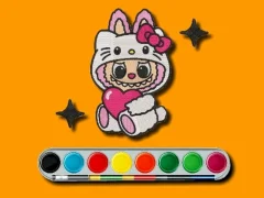 Игра Labubu Coloring Adventure онлайн