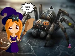 Игра Sorceress Escaped Spider Realm онлайн