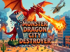 Игра Monster Dragon City Destroyer онлайн