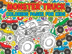 Игра Monster Truck Coloring Pages For Kids онлайн