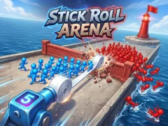 Игра Stick Roll Arena онлайн