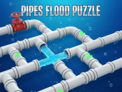 Игра Pipes Flood Puzzle онлайн