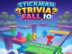 Игра Stickman Trivia Fall IO онлайн