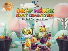 Игра Drop Merge Fruit Characters онлайн