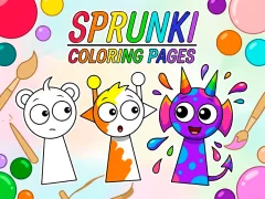 Игра Sprunki Coloring Pages онлайн
