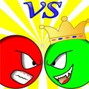 Игра Red ball vs green king онлайн