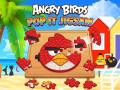 Игра Angry Birds Pop It Jigsaw онлайн