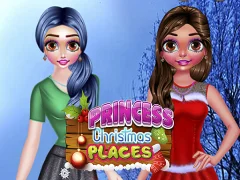Игра Princess Christmas Places онлайн