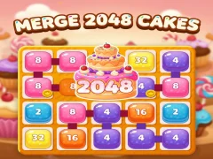 Игра Merge 2048 cakes онлайн