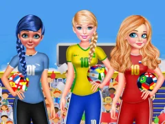 Игра BFF Princess Vote For  FIFA 2018 Quarter Finals онлайн