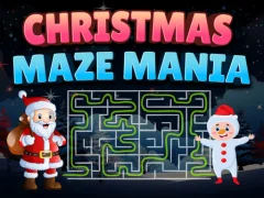 Игра Christmas Maze Mania онлайн