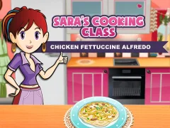 Игра Sara's Cooking Class: Chicken Fettuccine Alfredo онлайн
