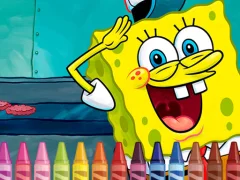 Игра Sponge Bob Coloring онлайн