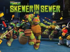 Игра Teenage Mutant Ninja Turtles: Skewer in the Sewer онлайн